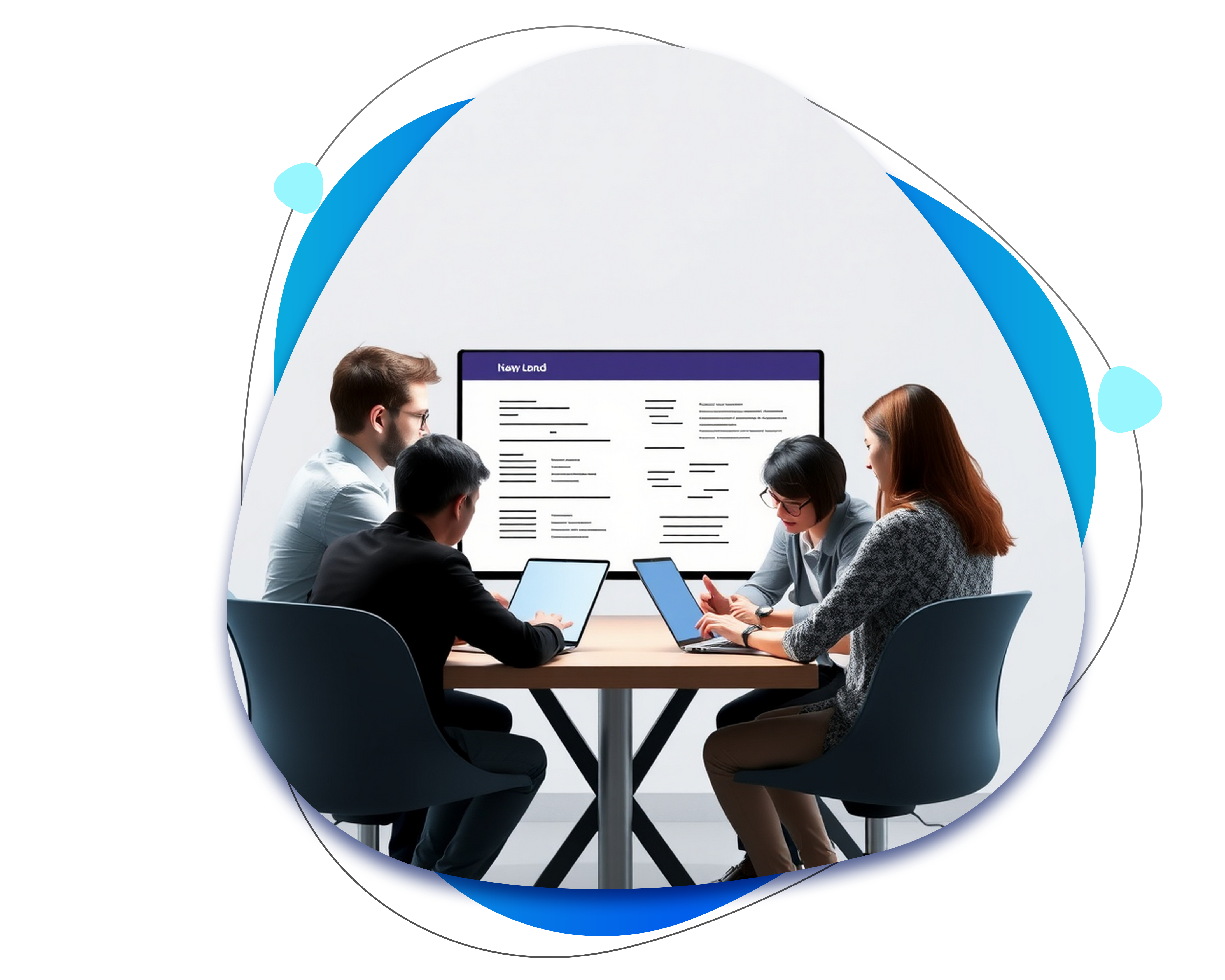 Co-author documents in real time without leaving the platform.